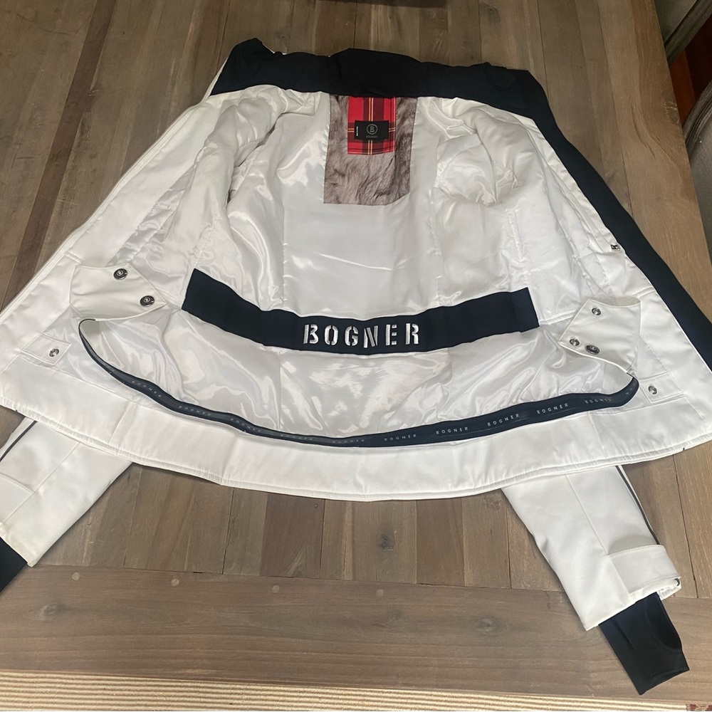Bogner Sagarmatha Ski Jacket White Size S - Picture 8 of 11